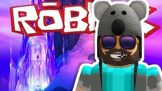 CLIMBING ELSA'S CASTLE!! | Frozen Ice Tycoon | ROBLOX