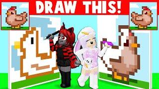 DRAWING QUIZ with CUTIE! | Roblox