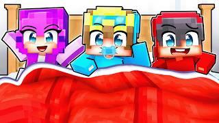 Nico's FIRST SLEEPOVER In Minecraft!