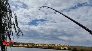 Pescuit la crap Cu noua Lanseta Benzar Concourse Method Feeder Light, 3.90m, 20-75g, 3+4buc