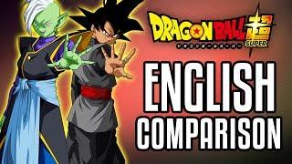 Goku Black vs Zamasu ENGLISH DUB Voice Comparison! Dragon Ball Super Episode 59 Dub