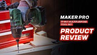 Maker PRO Product Review | Best Multipurpose Tool Set with 17 Different Tools | MagpieTech x Kikaito