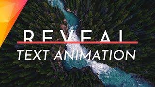 Hitfilm Express - Text Reveal Animation (Beginner Tutorial)