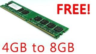 Double your PC RAM for free just in a minute