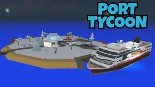 Port Tycoon , UPDATE! Arctic Island, Rescue Boat, Artic Speed Boat, Artic Cruise Ship in Roblox