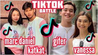 Marc Daniel and Kat Vs Gifer and Vanessa Tiktok Couple Battle