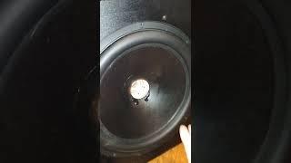 broken Klipsch Synergy sub-12 push cone test