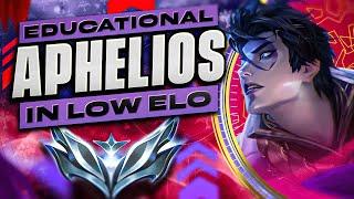 How to play Aphelios in low Elo - Aphelios ADC Gameplay Guide | League of Legends