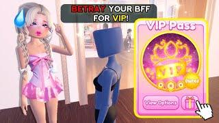 I TESTED BEST FRIENDS in DTI For FREE VIP in Dress To Impress on Roblox