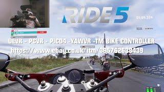 RIDE 5 - UEVR - PCVR - PICO4 - YAWVR - TM BIKE CONTROLLER, WIRELESS USB SERVER