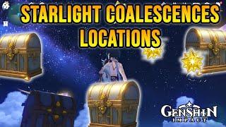 Starlight Coalescences Locations and Unlocking Luxurious Chest on Minacious Island Tower