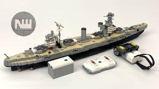 LEGO 1:350 Russian Battleship Gangut / October Revolution (Powered Up)