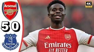 Arsenal vs Everton - 5 - 0 -  all goals -  highlights -  English Premier League 2024