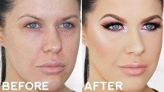 FULL COVERAGE FOUNDATION ROUTINE!! |  FLAWLESS & NON-CAKEY!!