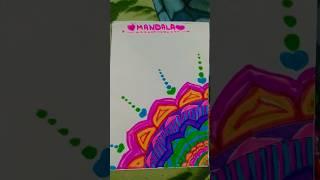I chosed the colours blindfolded ️#mandala #yashi #drawing
