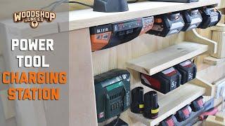 Cordless Power Tools? - Perfect Charging Station For Small Workshops - DIY Organizers