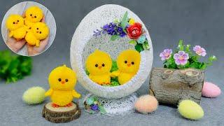 The cutest chickens made from yarnWonderful DIY Easter decorDIY Easter ideas