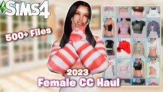 500+ FEMALE CC FINDS | Urban Female CC Haul | The Sims 4