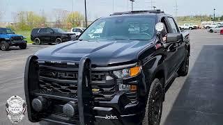 2023 Chevrolet Silverado Z71 PPV Police Pursuit Vehicle with LOUD RUMBLER Sirens and Setina Upfit