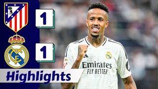 Real Madrid vs Atletico Madrid 1-1 Highlights & All Goals 2024 HD