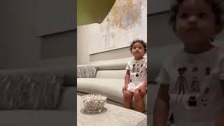 Stormi Does The #Snackchallenge, Does she wait? 