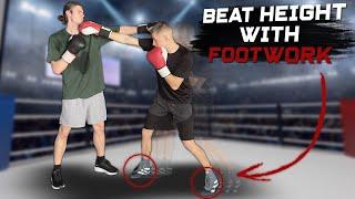 Pendulum Step Strategies to Defeat Taller Fighters