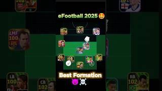 eFootball 2025Best Formation ️||#efootball #pesmobile #pes #edit #gaming #shorts