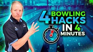 4 Bowling Hacks in 4 Minutes. Pro Bowling Tips to Help You Bowl Your Best!