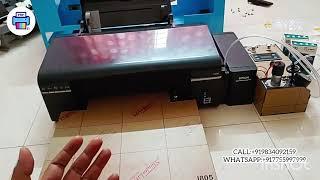 epson l805 dtf printer with white ink circulation system