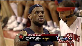 LeBron James Full Highlights 2007 ECF G5 at Pistons - 48 Pts, Scores Last 25 Pts, Must Watch!