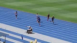 100m U14yrs Men Final, 2021 QLD Athletics Championships, QSAC, Brisbane 13/03/2021