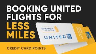 Book United flights for less miles through Singapore Airlines | Credit Card Points and Miles