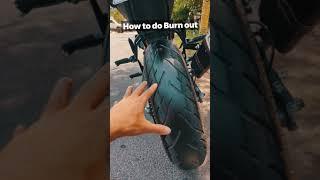 How to do Burnout in Any Bike #SHORTS #Shortvideo