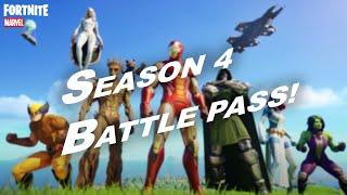 SEASON 4 BATTLE PASS CHAPTER 2 - FORTNITE