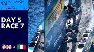 BOAT DRAMA! | Louis Vuitton Cup Final Race 7 | INEOS Britannia vs. Luna Rossa Prada Pirelli