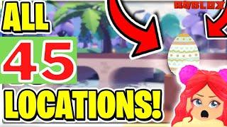 ALL 45  Egg Hunt Locations  In Roblox Overlook Bay Easter Update To Unlock Mysterious Godly pet !!!