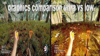 the forest PC Low vs. Ultra Graphics Comparison 1080p  [FullHD] [60fps]