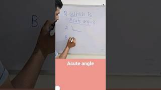 acute angle #viral #maths #shortvideo