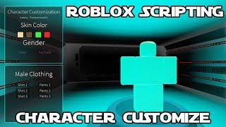 [PART 1] Roblox Scripting - Character Customization! FILTERING ENABLED!