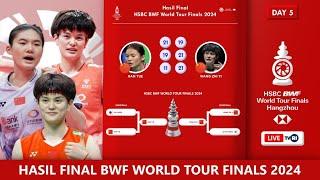 HASIL FINAL BWF WORLD TOUR FINALS 2024. 𝗪𝗔𝗡𝗚 𝗭𝗛𝗜 𝗬𝗜 𝗝𝗨𝗔𝗥𝗔..!! #WTF2024