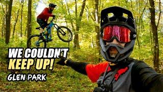 We couldn’t keep up! Met some fast guys while mountain biking at Glen Park – Just Ride Ep. 24