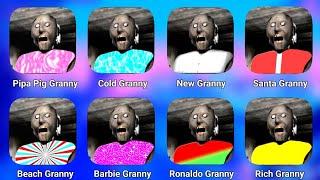 Granny All New Mods || Cold Granny | Rich Granny | Barbie | Ronaldo|Santa| Granny Funny | Granny Mod