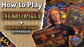 How to Play TWILIGHT IMPERIUM 4TH EDITION + PROPHECY OF KINGS | 3-8 Player Board Game