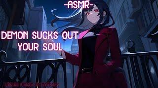 [ASMR] [ROLEPLAY] demon eats your soul (binaural/F4A)