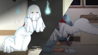 Ghost girl is hungry