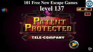 101 Free New Escape Games level 137- Patent Protected  TELE COMPANY - Complete Game