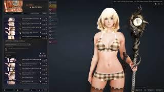 NUDE CHARACTER!? Black Desert Online Beta Glitch!