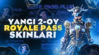 2-OY ROYALE PASS BARCHA SKINLARI / 1-50 RP TO'LIQ / BEPUL VA PULLIK QATORLAR