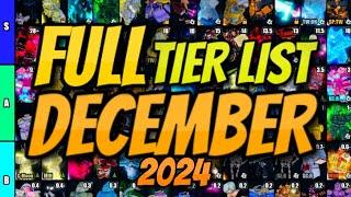 [YBA] FULL OFFICIAL YBA NOVEMBER SKIN TRADING TIER LIST (NOVEMBER 2024)