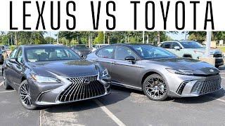 2025 Toyota Camry XSE VS 2025 Lexus ES350!